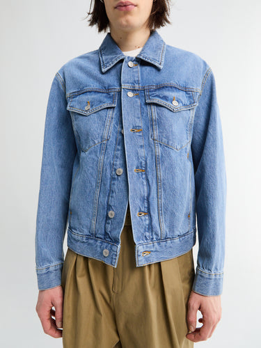 Dries Van Noten - Vuskin Jacket in Light Blue