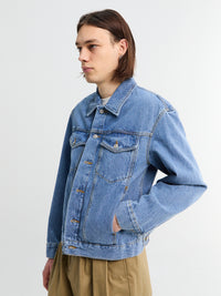 Dries Van Noten - Vuskin Jacket in Light Blue
