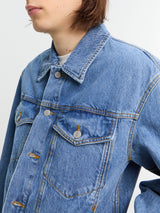 Dries Van Noten - Vuskin Jacket in Light Blue