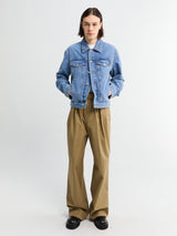 Dries Van Noten - Vuskin Jacket in Light Blue