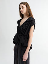 Dries Van Noten - Cally Bis Top in Black
