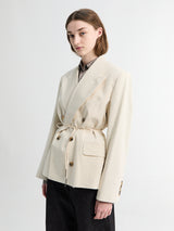 Dries Van Noten - Bosea Bis Blazer in Ecru
