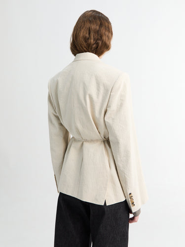 Dries Van Noten - Bosea Bis Blazer in Ecru