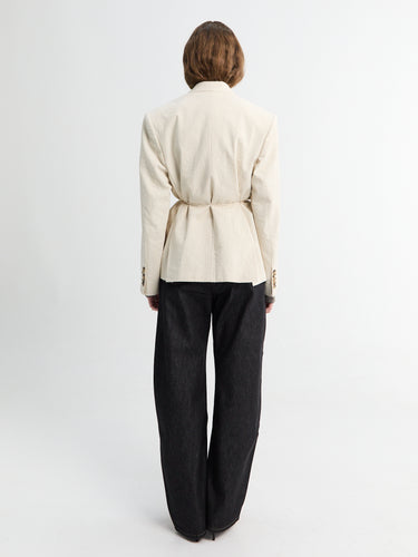 Dries Van Noten - Bosea Bis Blazer in Ecru