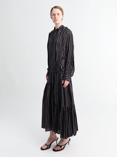 Dries Van Noten - 05070-DENVO 3276 W.W.DRESS in Navy