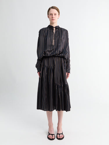 Dries Van Noten - 05070-DENVO 3276 W.W.DRESS in Navy