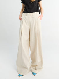 Dries Van Noten - Pila Wide Pants in Ecru