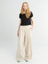 Dries Van Noten - Pila Wide Pants in Ecru