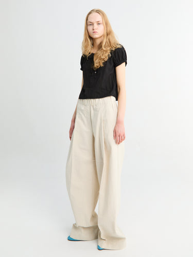 Dries Van Noten - Pila Wide Pants in Ecru