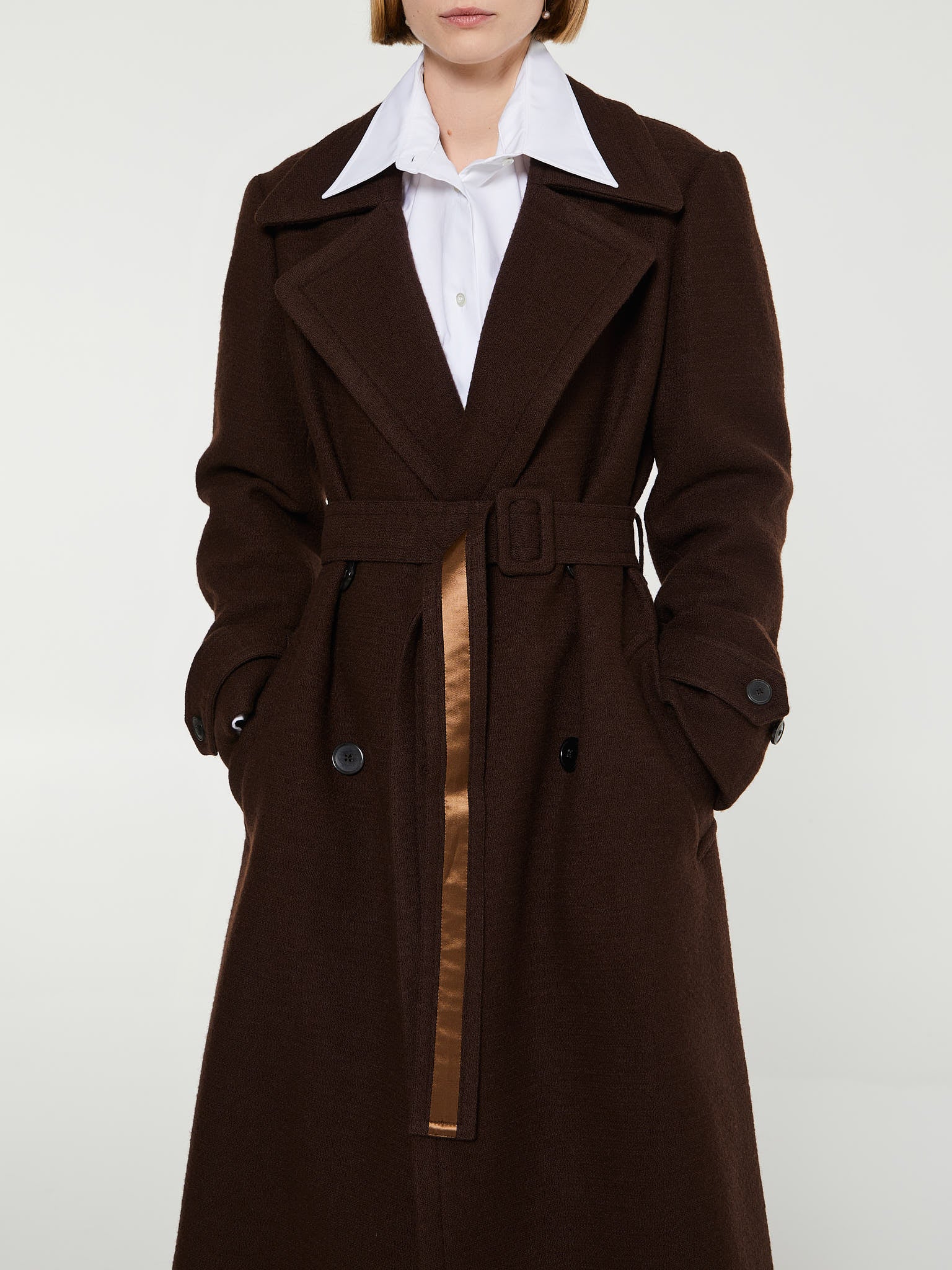 Dries Van Noten - Ronald Bis Coat in Brown