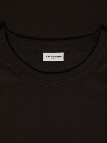 Dries Van Noten - Heer T-Shirt in Dark Brown