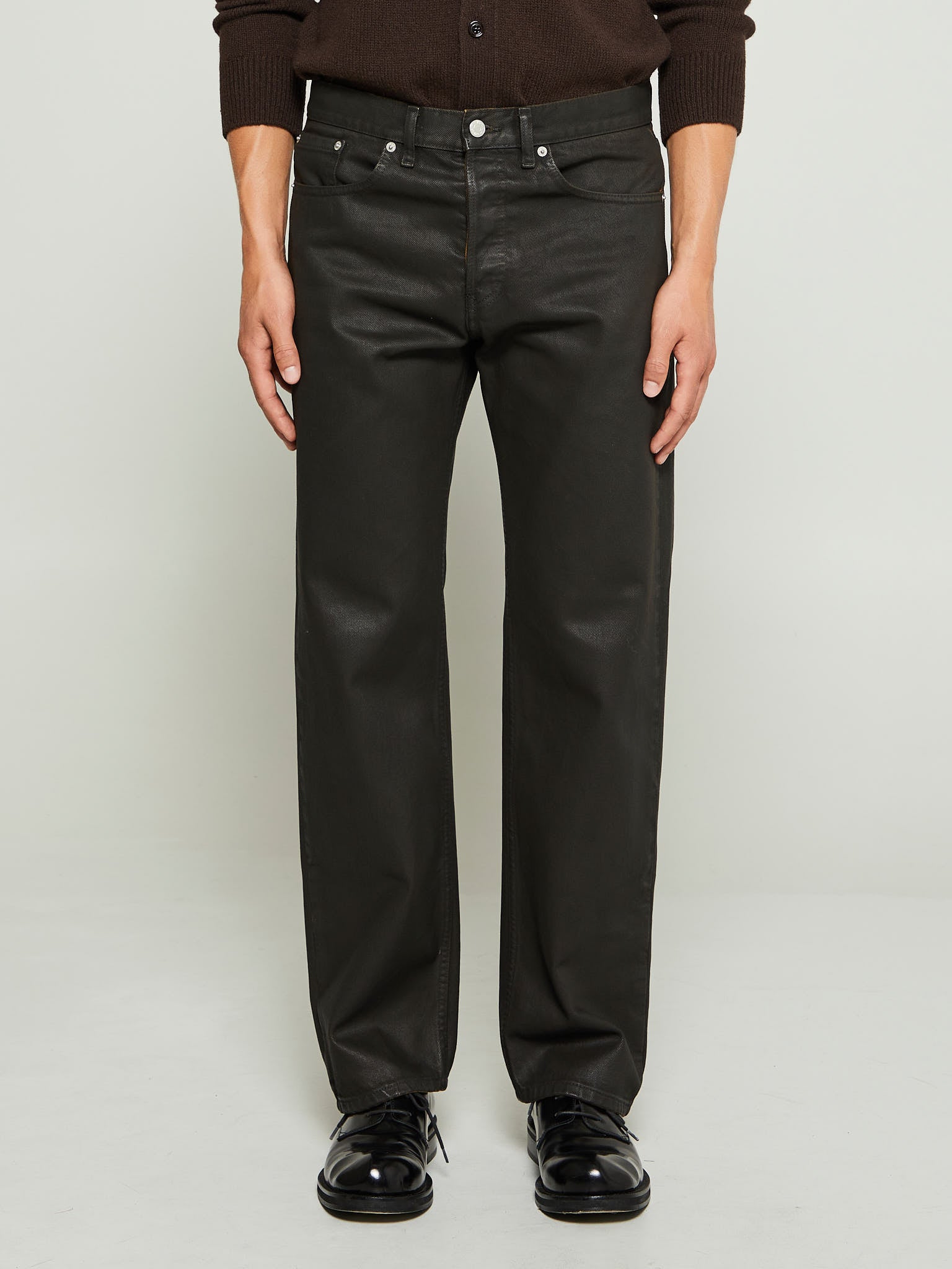 Dries Van Noten - Panthero Jeans in Dark Brown