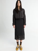 Dries Van Noten - Sorai 4096 W.W.Skirt Black in Black