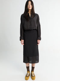 Dries Van Noten - Sorai 4096 W.W.Skirt Black in Black