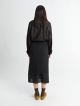 Dries Van Noten - Sorai 4096 W.W.Skirt Black in Black