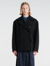 Dries Van Noten - Wool Coat in Black