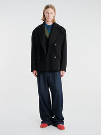 Dries Van Noten - Wool Coat in Black