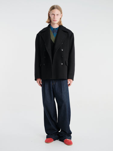 Dries Van Noten - Wool Coat in Black