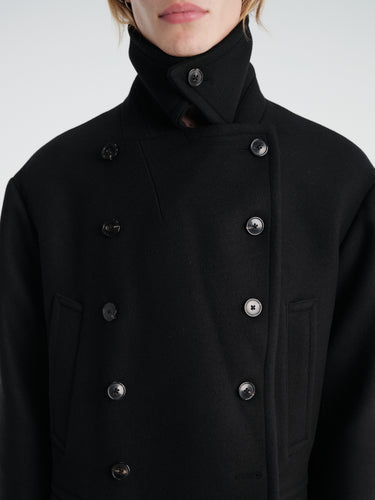 Dries Van Noten - Wool Coat in Black