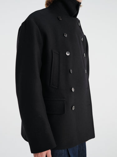 Dries Van Noten - Wool Coat in Black
