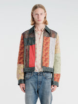 Dries Van Noten - Patchwork Panel Jacket in Dessin B