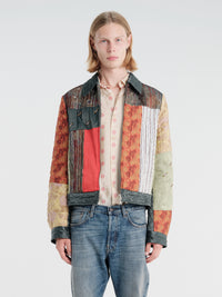 Dries Van Noten - Patchwork Panel Jacket in Dessin B