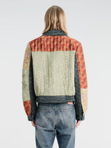 Dries Van Noten - Patchwork Panel Jacket in Dessin B