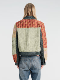 Dries Van Noten - Patchwork Panel Jacket in Dessin B
