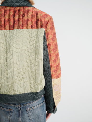Dries Van Noten - Patchwork Panel Jacket in Dessin B
