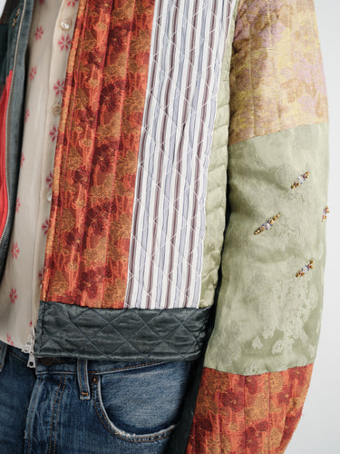 Dries Van Noten - Patchwork Panel Jacket in Dessin B
