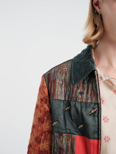 Dries Van Noten - Patchwork Panel Jacket in Dessin B