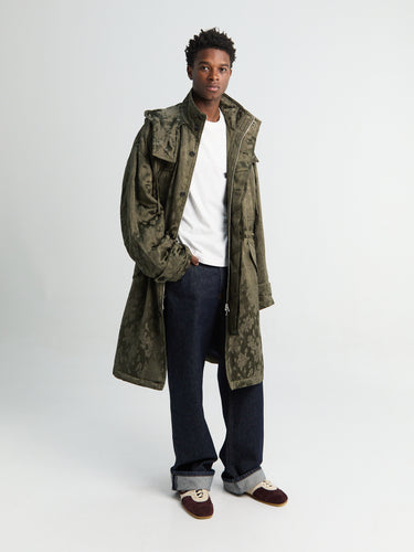 Dries Van Noten - Roxer Coat in Khaki