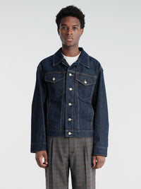 Dries Van Noten - Vuskin Jacket in Indigo