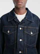 Dries Van Noten - Vuskin Den 4400 M.W.Jacket Ind in Indigo