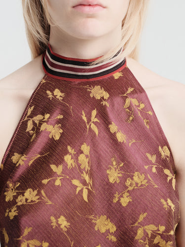 Dries Van Noten - Carfys Jacquard Wrap Top in Purple