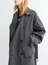 Dries Van Noten - Robert Long Coat in Dark Grey