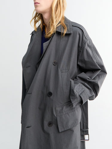 Dries Van Noten - Robert Long Coat in Dark Grey