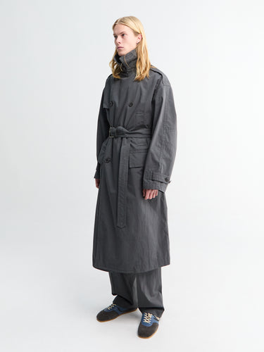 Dries Van Noten - Robert Long Coat in Dark Grey