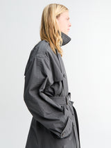 Dries Van Noten - Robert Long Coat in Dark Grey