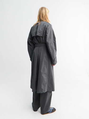 Dries Van Noten - Robert Long Coat in Dark Grey