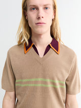 Dries Van Noten - Molar Polo in Camel