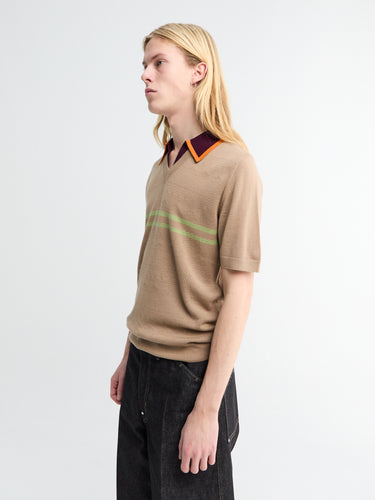 Dries Van Noten - Molar Polo in Camel
