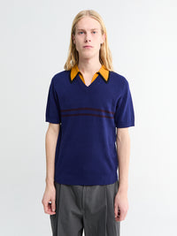 Dries Van Noten - Molar Polo in Blue