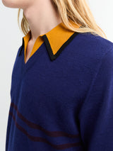 Dries Van Noten - Molar Polo in Blue