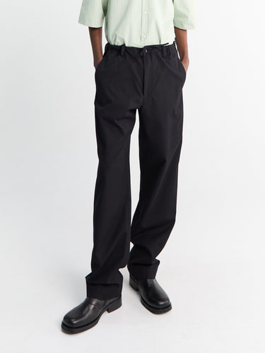 Dries Van Noten - 01780-PENNY LONG 3302 M.W.PANTS in Black
