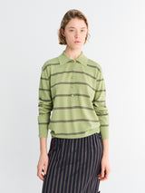 Dries Van Noten - Tuno Stripe sweater in Olive