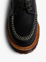 Dr. Martens - Lowell 4 Eye Shoe in Black Wild Grain