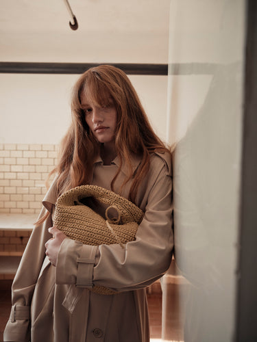 The Frankie Shop - Veyron Trench Coat in Cement