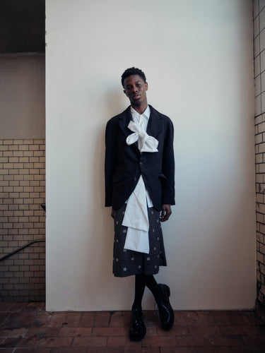 Comme des Garçons Homme Plus - Shorts in Black, White and Multi
