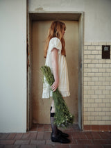 Dunst - Puff Shirring Mini Dress in White
